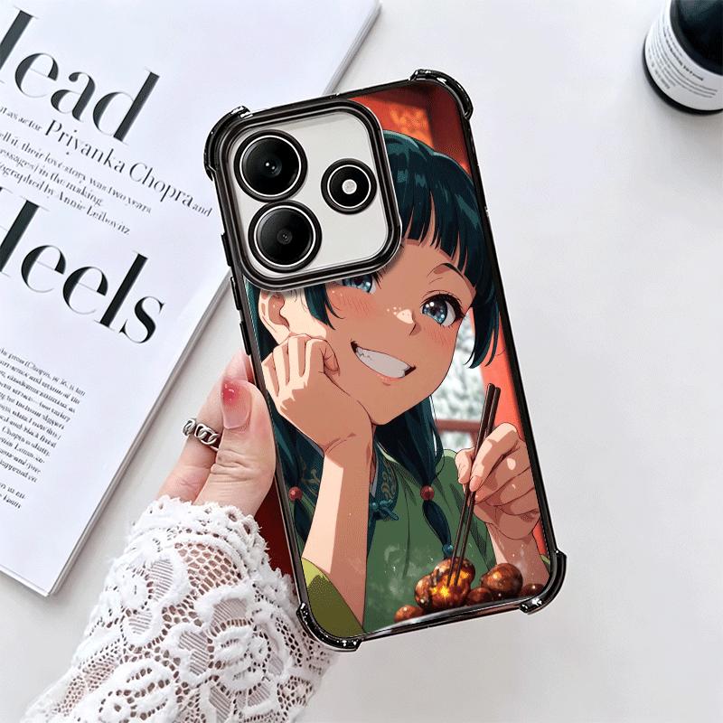 A-Apothecary D-Diaries Anime Plating Phone Case For Xiaomi Redmi Note 14 15 Pro Plus 13 12 11 11S 11T 10 9S 9 5G Anti-Fall Airab