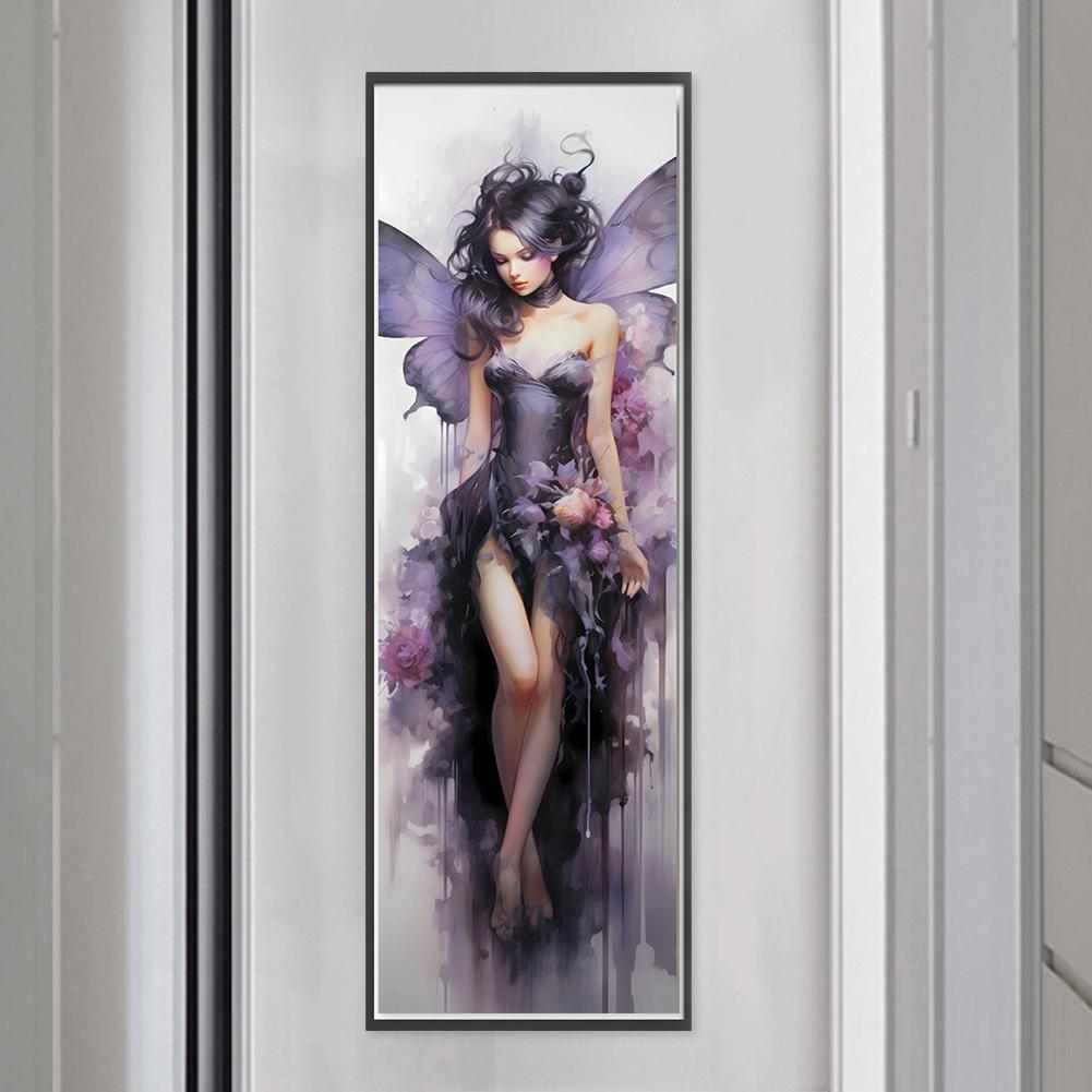 LF# Vollstickerei Öko-Baumwollfaden 11CT bedruckt Mädchen Kreuzstichset Kunst