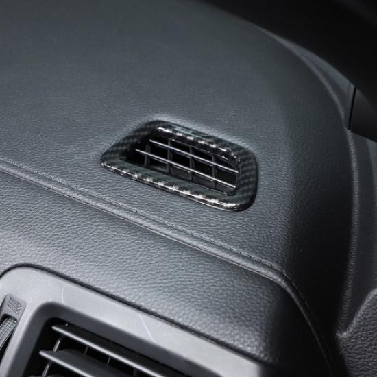 Carbon Fiber ABS Dashboard Side Air Vent Trim Frame For Honda Pilot 2016-