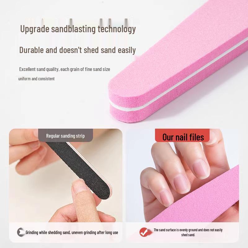 Nail File Sanding & Polishing Sponge for Manicures