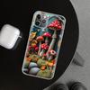 Colorful Mushroom Phone Case Cover for iPhone 18 11 12 13 Mini 14 15 Plus 16 Pro Max 17 Air 7 8 + SE Art Customized Fundas 11 12 13