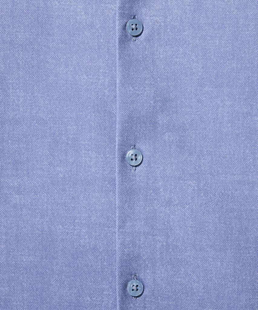 STCO [Straight] Mini Knit Print Shirt_Blue (Slim Fit)_Sdsxa31Ssl