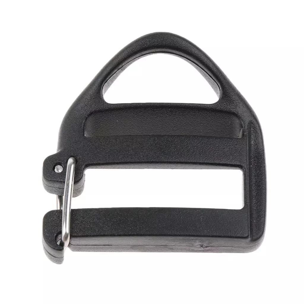 10Pcs 1Inch 25mm Strap Belt Buckle with Open Lock Webbing Hook Clip Free Adjustable Plastic Webbing Sliding Button Set