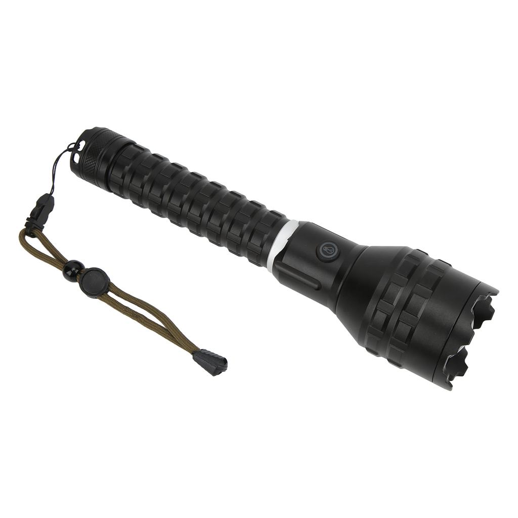LED Flashlight Type C Charging High Brightness Ergonomic Nonslip IPX4 Waterproof Easy Operation Rechargeable Flashlight