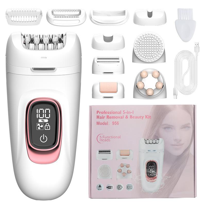 New Hair Clipper Ladies Shaving 7 in 1 Multifunctional Hair Removal Instrument Body Hair Removal Eyebrow Knife Private Shaving Knife