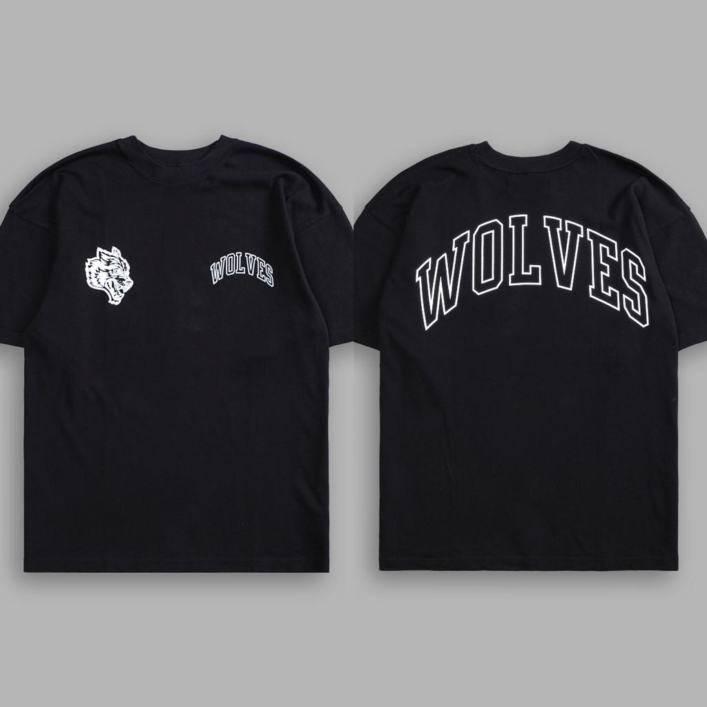 New DARCSPORT Wolf Head Bushido Short Sleeve Men's and Women's Oversized Yk2 American Sports and Leisure Loose Printed Cotton T-shirt