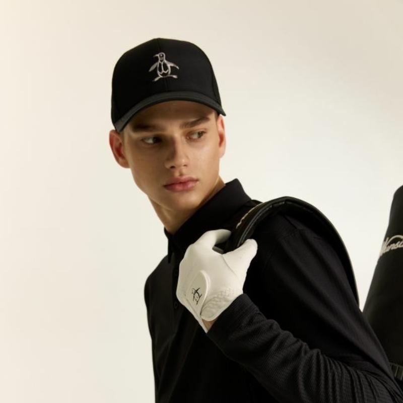 MunSingwear Men S Penguin Logo meSh Cap Black Mq321mcp74