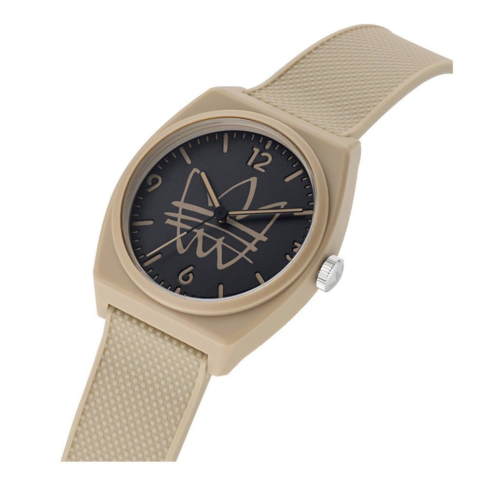 Adidas Originals Watch AOST22565 Unisex PROJECT TWO Black Quartz 38mm Watch Brand