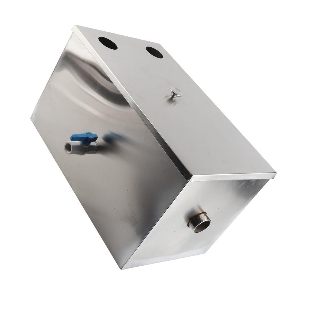 Separator tłuszczu górny wlot 500x300x295mm Stal nierdzewna Separator oleju i wody Komercyjny tłuszcz
