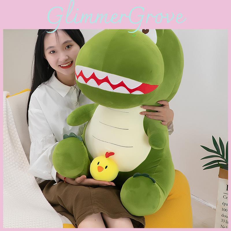 Adorable Plush Dinosaur Chick Toy Soft Stuffed Animal Doll For Kids Birthday Gift