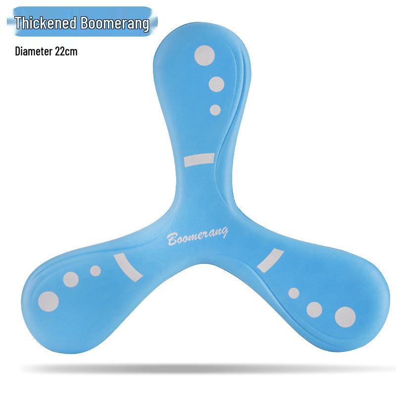 Children's Soft Boomerang Frisbee: Three-Leaf Outdoor Sports Toy for Boys and Parents
