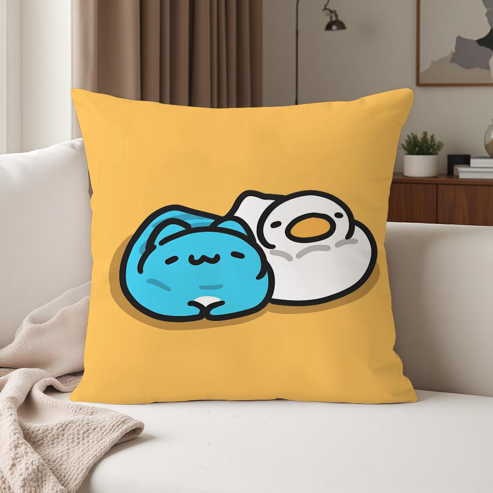 Cute BBugcatCapoo Cartoon Pillow Case Suitable For Bedrooms Living Rooms Cars Home Decoration