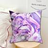 White lily CCookie Run Kingdom Pillow cases Organic Linen Pillow Case DoubleSided Print Cushion Cover for Sofa Home Decor Gift