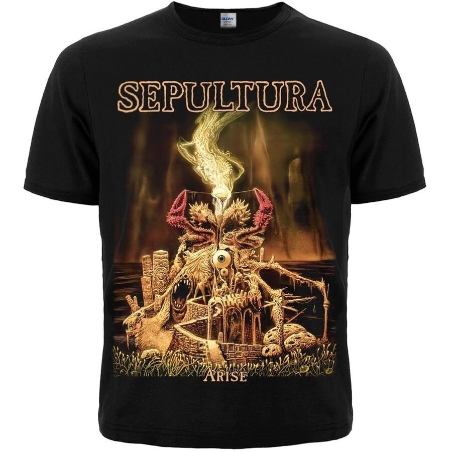 Sepultura Arise (rw) Черная футболка slayer S