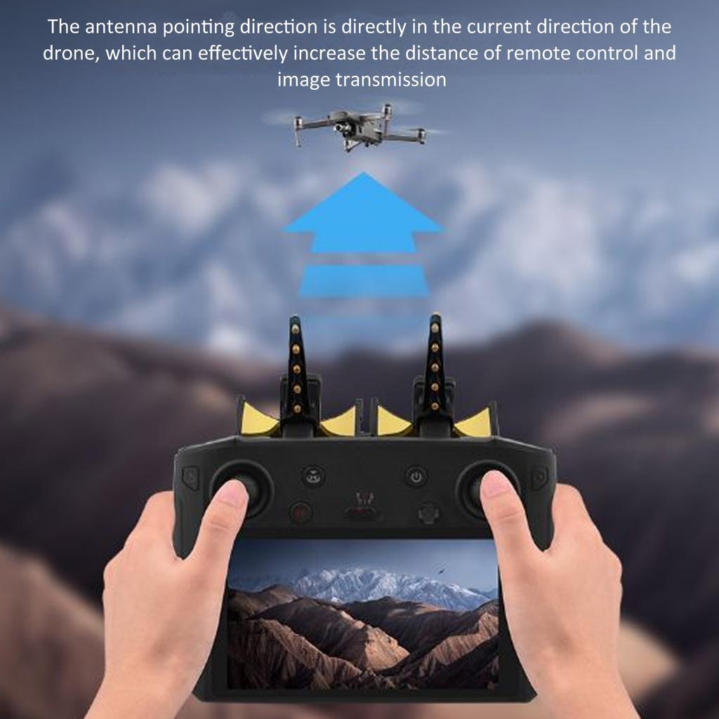 Antenna Signal Amplifier Range Extender Kit Fit for MAVIC 2 Drone Remote Controller