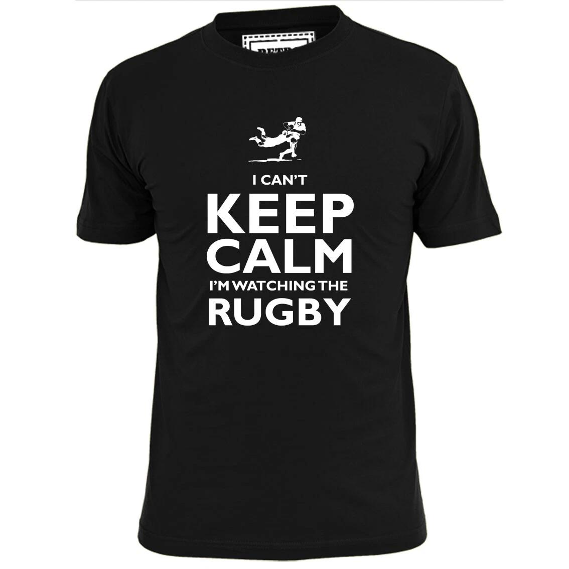 Mens I Can t Keep Calm I m Watching The Rugby T shirt Six Nations Rugger XL