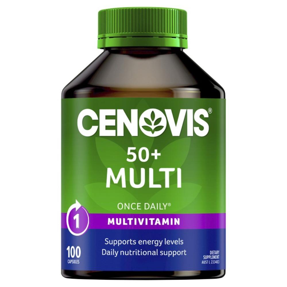 CENOVIS Multi 50+ Once Daily 100 Capsules