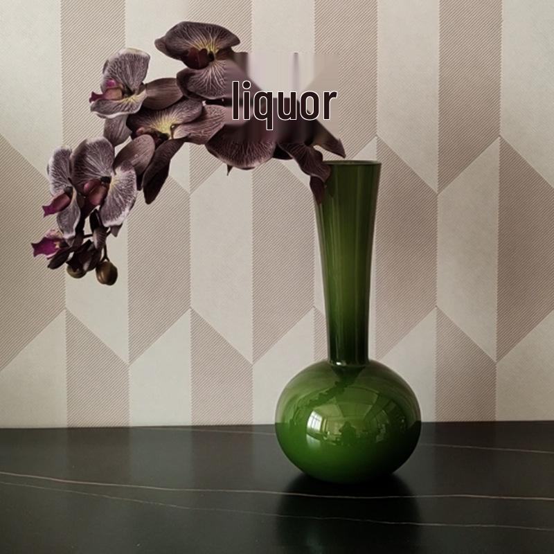Light Luxury Phalaenopsis Artificial Floral Arrangement for Dining Table Decoration