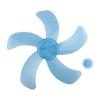 16 Inch (40 Cm) Household Fan Blade, Plastic, Five Blades with Nut Cap for Standing Fan, Table Fan, Accessories for Electric