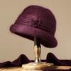 Middle-aged women's cold-proof knitted hat winter mother grandma warm rabbit fur wool hat autumn and winter casual hat