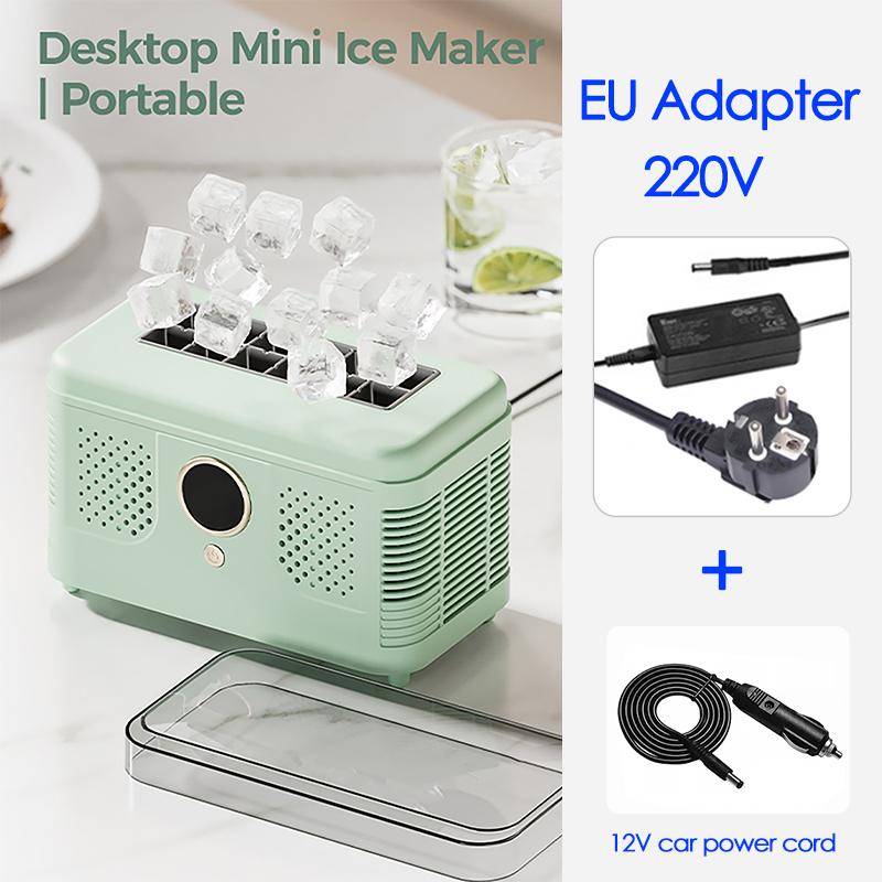 

100В-230В Портативный 12В Автомобильный Кубиковый Ледогенератор Мини Ледогенератор Автоматический Ящик для Приготовления Льда для Дома Общежития Офиса Кемпинга