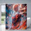One Punch Man Shower Curtain Waterproof Polyester Fabric Paint Colorful Bath Curtains Home Bathroom Decor Curtain With Hook