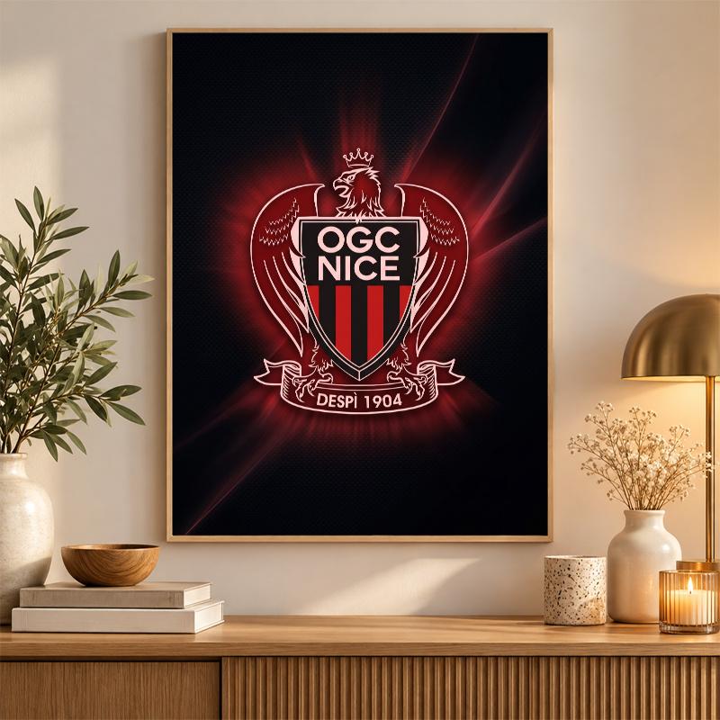 OGC Nice FC Diamond Painting Kit 5D Full Drill DIY Diamond Mosaic Wall Art Home Decor