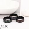Popular Titanium Steel & Carbon Fiber Couple Rings