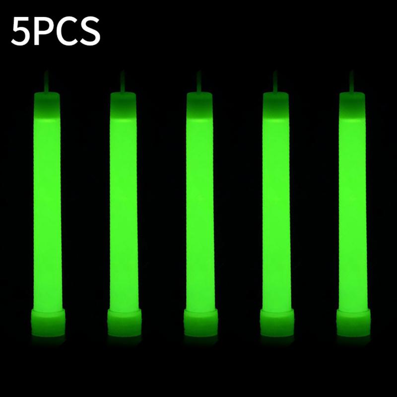 1/5Pcs Glow Sticks with Hook Luminous Fluorescence Light Up Glow in The Dark Club Bar Concert Party Light Sticks Party Props
