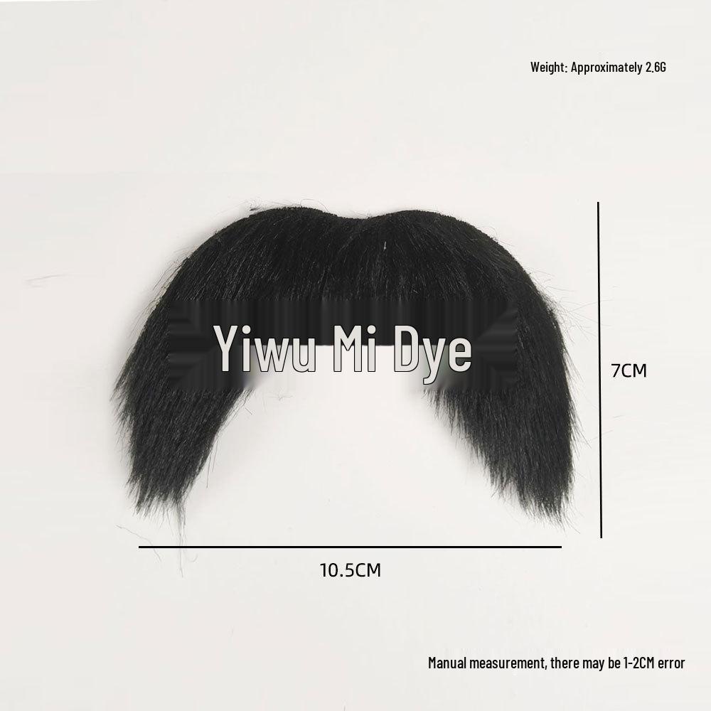 Yellow Old Man Beard and Mustache Party Costume Set
