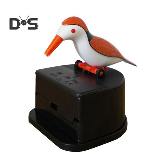 Toothpick Container Clean Push-on Design Large Capacity 3D Bird Shape Toothpick Dispenser Household Supplies