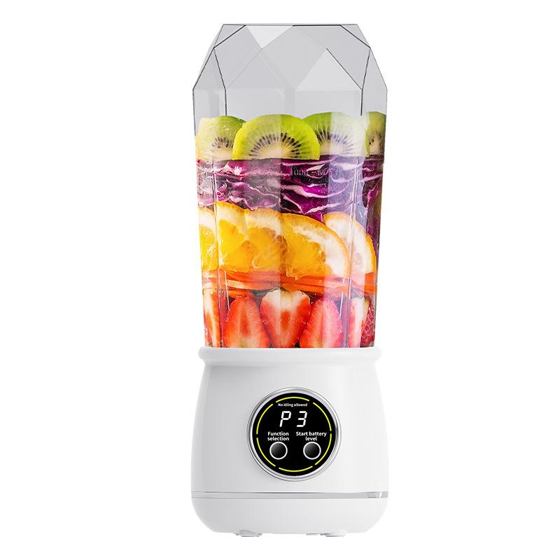 Electric Juice Blender, Portable Rechargeable Juicer Cup, Ice Crusher for Fruit Mixing