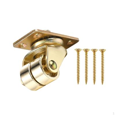 Rueda giratoria para piano, Rodillo universal con tornillos, Repuesto, Rotación de grados para sofás, Muebles