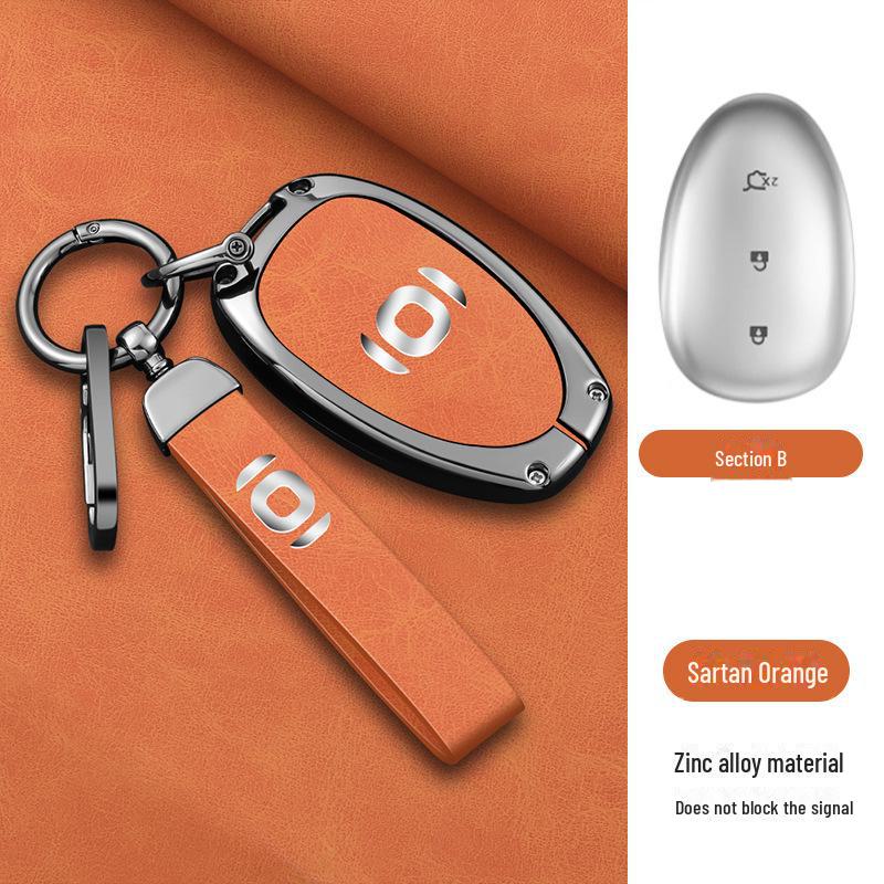 Changan Qiyuan A07 Key Cover with High-End Metal Buckle for Male and Female Models.