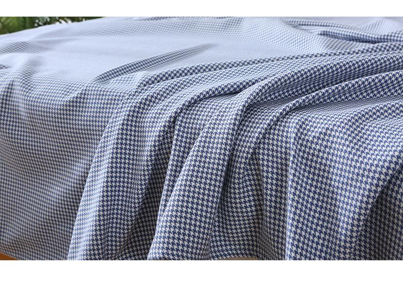 Doppelgröße reine Baumwolle Jacquard Bettlaken - Dick, Atmungsaktiv, Hautfreundlich für Herbst/Winter