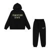 Essentials Fleece Hoodie Sweatshirt Pants Set Men Women Loose Fit Winter High Street Casual Wear