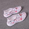 Women's Plus Size Cartoon Flats, Round Toe, Low-Cut, Size 43, Flat Heel - Casual Shoes In Stock