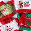 Small Pet Winter Sweater Christmas Hamster Sweater, Soft Knitted Cute Holiday Outfit, Cozy Breathable Accessories Turtleneck Festive Clothes