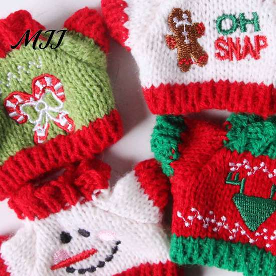 Small Pet Winter Sweater Christmas Hamster Sweater, Soft Knitted Cute Holiday Outfit, Cozy Breathable Accessories Turtleneck Festive Clothes