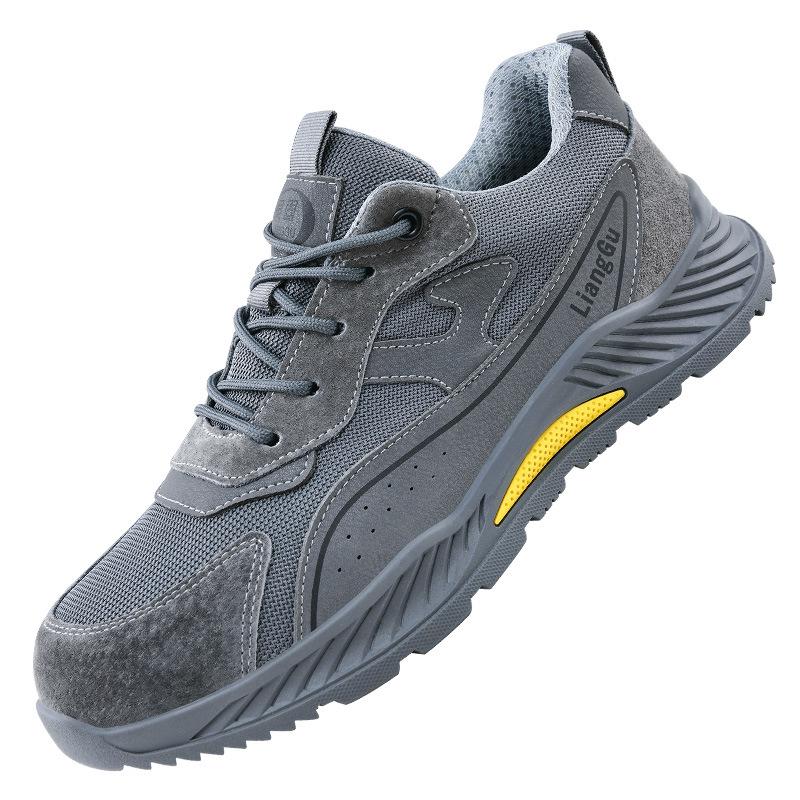 

Lightweight Anti-Smash, Insulated Rubber Sole Safety Shoes: Breathable, Wear-Resistant Work Shoes for Electricians
