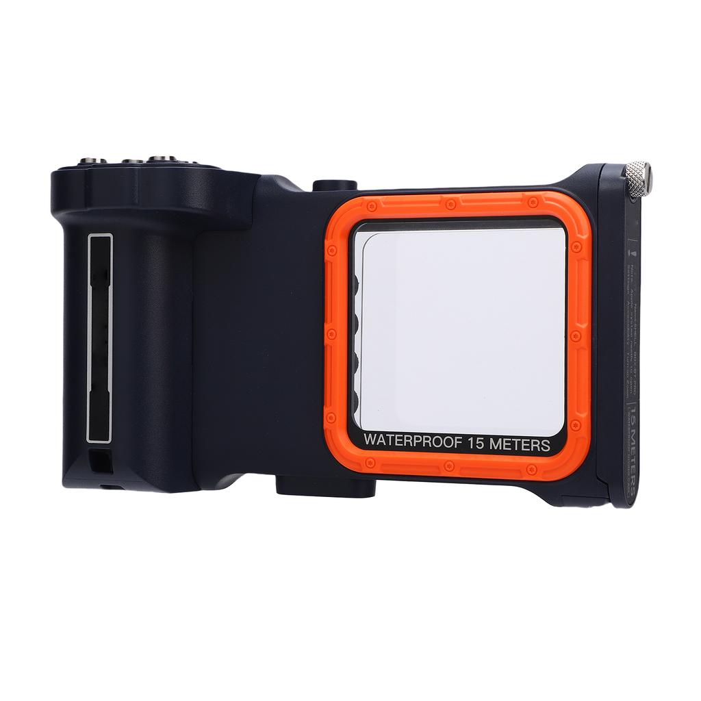 Diving Case for Smartphone 15M Depth, 1 Hour Diving Time, BT Control, Detachable Remote, HD PET Film Ideal for