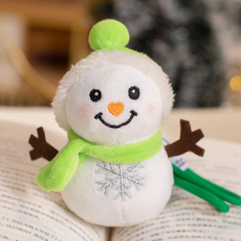 

Милый маленький кулон-снеговик, плюшевая игрушка-кукла, кукла-снеговик, кулон-брелок для сумки для девочки 12cm（0.05kg） зелёный