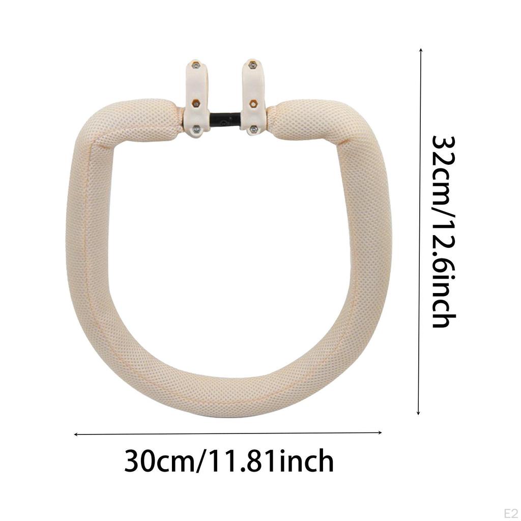 Fencing Armrest Support for Road Bike Kids Seat Child Front Saddle beige
