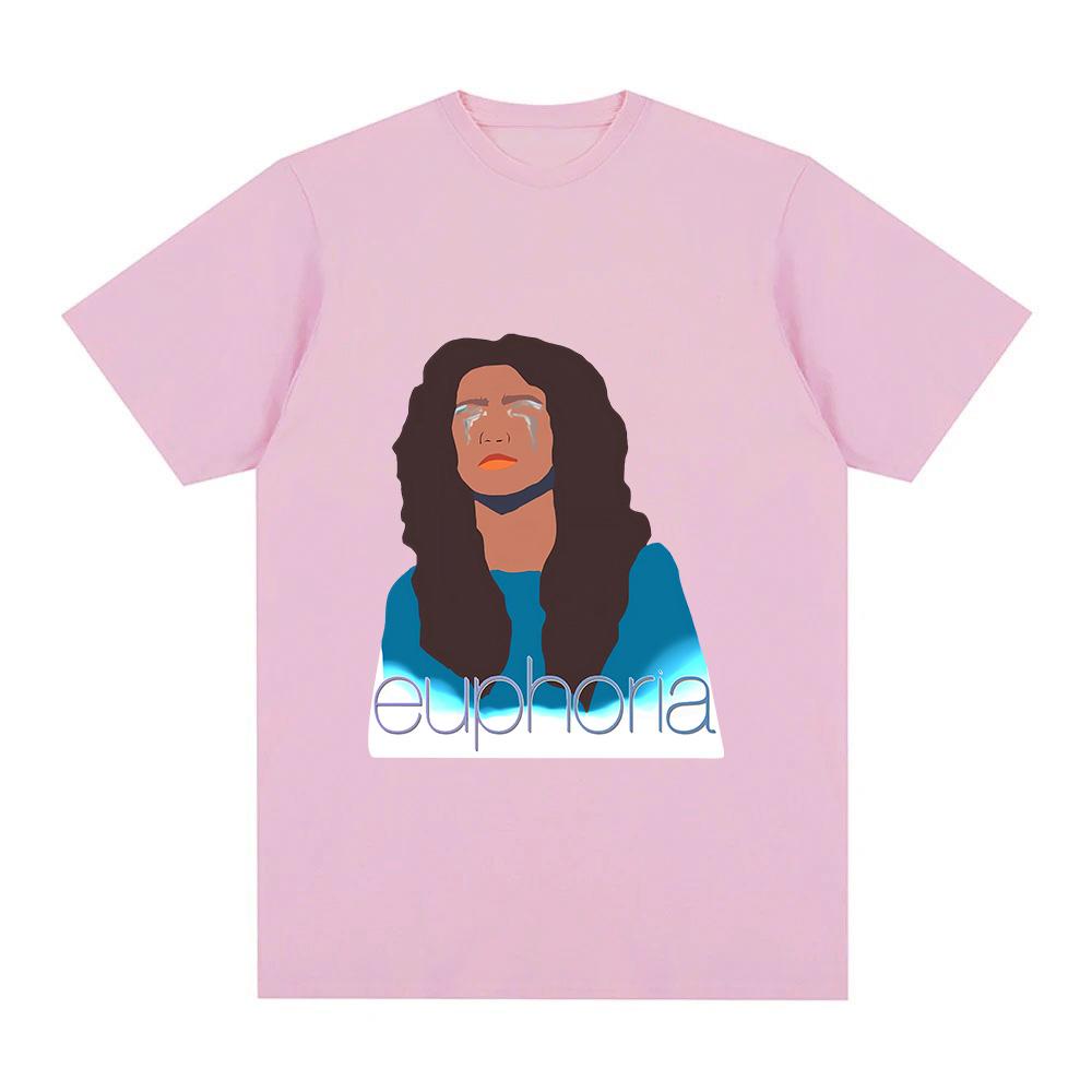 Euphoria Season TShirt Ropa De Mujer Casual Oneck Tshirts WomenUnisex Summer Cotton Camisetas Fashion Unisex Cartoon Print Tees