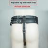 BDSM Leather Forced Orgasm Belt,Strap On Wand Massagers Vibrator Harness,SM Handcuffs,Bondage Set Sex Toys For