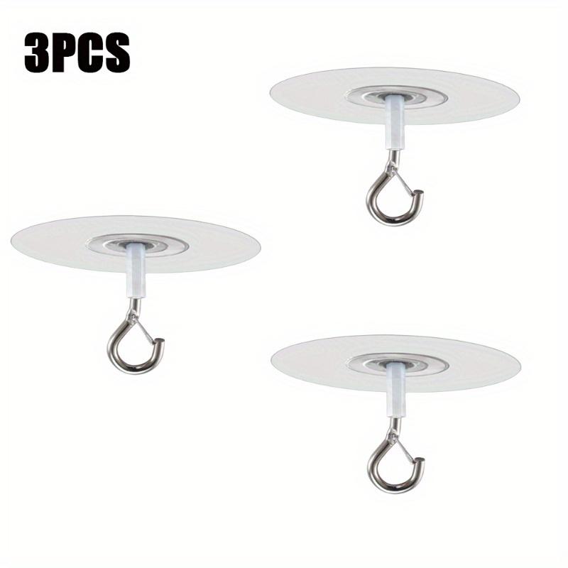 

3 шт. Легко устанавливаемых прочных непористых самоклеящихся потолочных крючка для подвешивания светлых растений