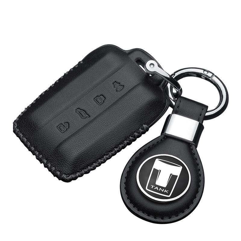 Tank 300/500/400 Genuine Leather Key Case with Buckle