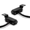 For Honda Yamaha Kawasaki Suzuki 2PCS Flowing Water Universal Mini LED Motorcycle Turn Signal Light Brake Clutch Lever Flashers