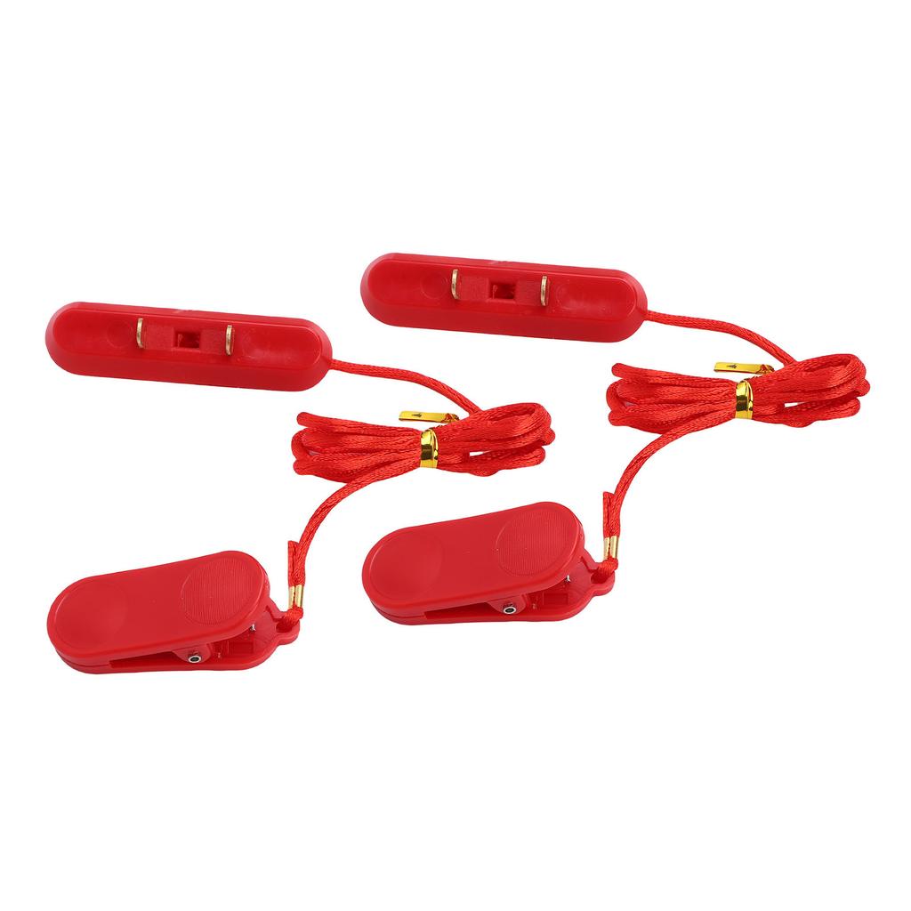 2pcs Treadmill Safety Key Universal Treadmill Emergency Stop for Running Machine Flat Oval Dual
