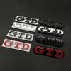 3D Metal GTD Logo Car Stickers Decals Front Hood Grill Emblem Badge for GTD Go-lf 2 4 5 6 7 8 R MK4 MK5 MK6 MK7 MK3 MK2